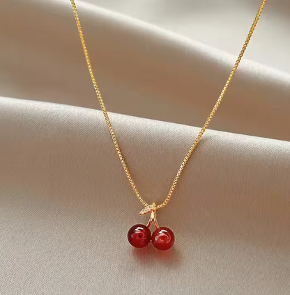 SET JOYERIA CHERRY LOVE CON ENCANTO FRUTAL
